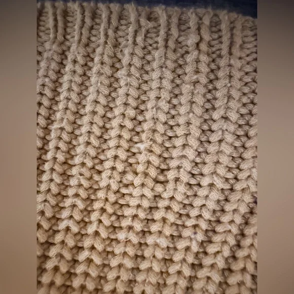 Jenni Kayne Mustard Fisherman Sweater XXS - Picture 9 of 9